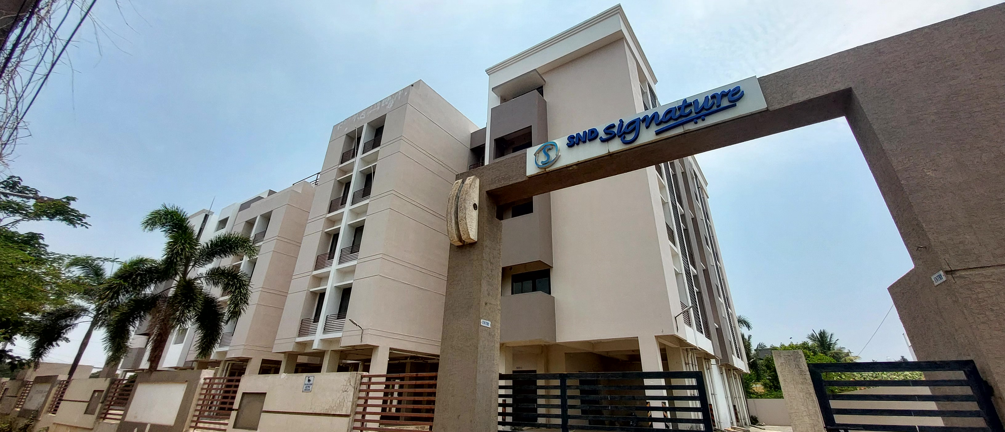 Front elevation of Silversky Flats in Puzhal Top Location, Silversky - The SND