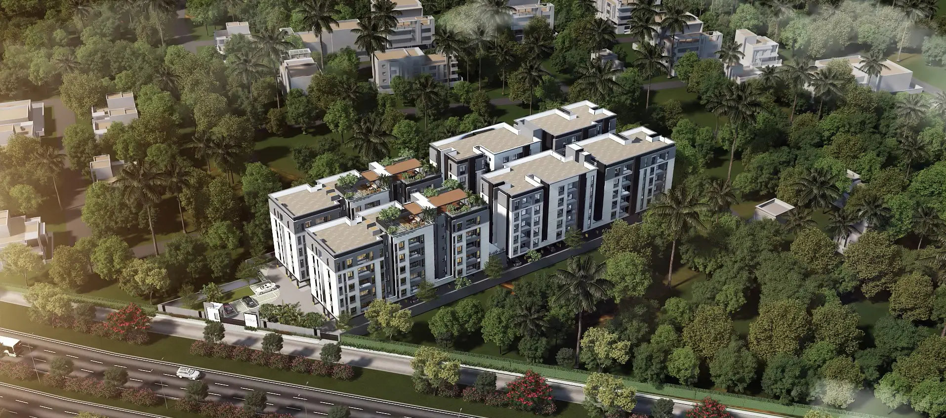 Front elevation of Silversky Flats in Madhavaram's Top Location, Silversky - The Edge